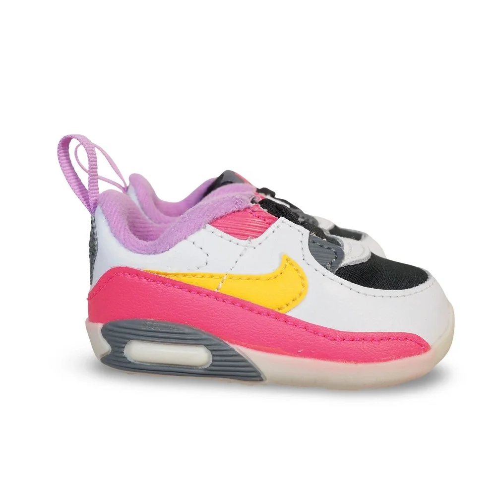Nike Air Max 90 CB White Hyper Pink Orange Infant 2C CI0424-107 Sneaker